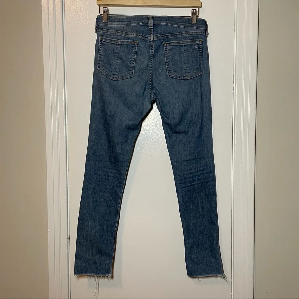 Rag & Bone Ankle Skinny Jean In Lucky Rouge Size 28 - Picture 7 of 8